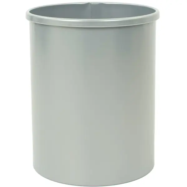 Afvalbak | Metaal | Zilver | 15L | Open | Ø255x305(h)mm