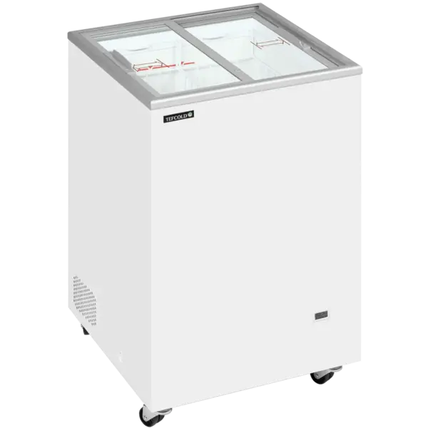 Vrieskist | IC | 108L | Wit | -14°C/-24°C | Statisch | Schuifdeksels | Wielen (Geremd) | 570x570x897(h)mm