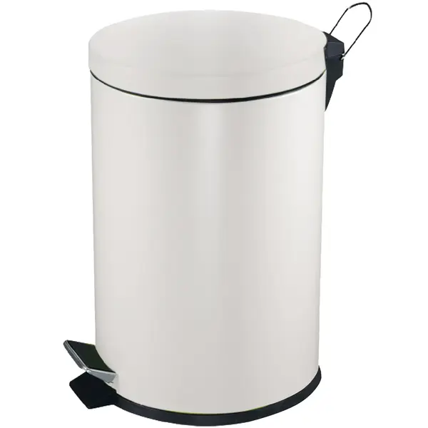 Pedaalemmer | Wit | 5L | Klapdeksel | Ø203x284(h)mm
