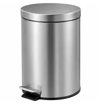 V-Part Pedaalemmer | RVS | 5L | Klapdeksel | Ø203x284(h)mm