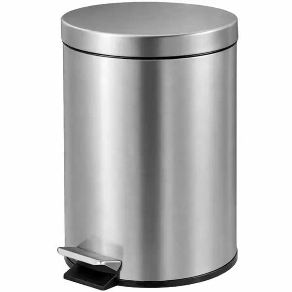 Pedaalemmer | RVS | 5L | Klapdeksel | Ø203x284(h)mm