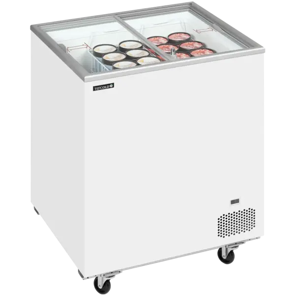 Vrieskist | IC | 191L | Wit | -14°C/-24°C | Statisch | Schuifdeksels | Wielen (Geremd) | 720x630x892(h)mm