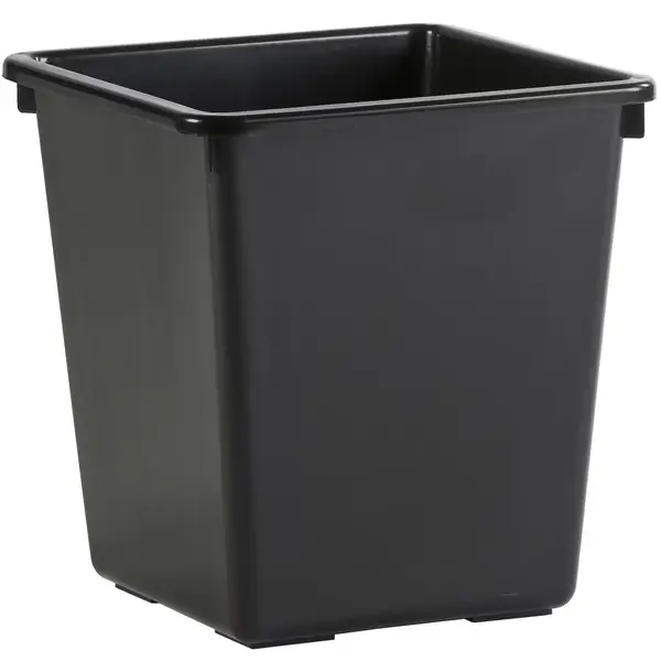 Afvalbak | Kunststof | Zwart | 27L | Open | Afvalscheiding | 340x340x360(h)mm