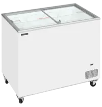 Tefcold Vrieskist | IC | 296L | Wit | -14°C/-24°C | Statisch | Schuifdeksels | Wielen (Geremd) | 1010x630x892(h)mm