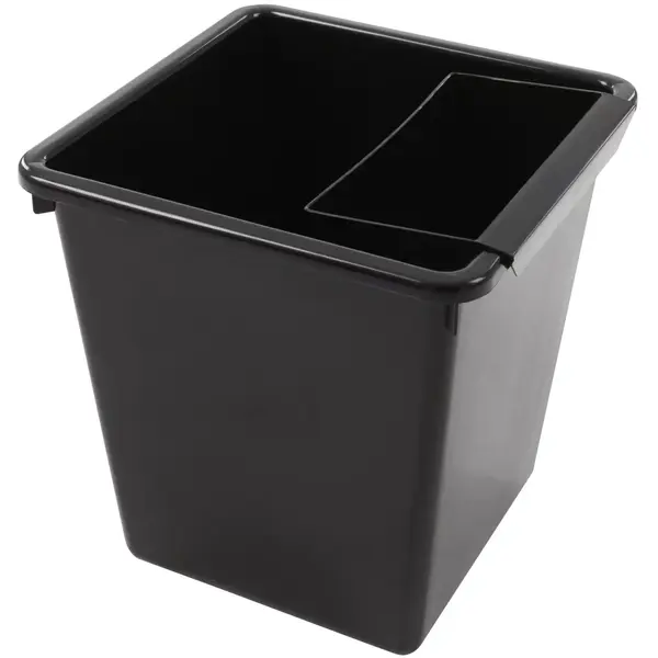 Afvalbak | Kunststof | Zwart | 27L | Open | Afvalscheiding | 340x340x360(h)mm