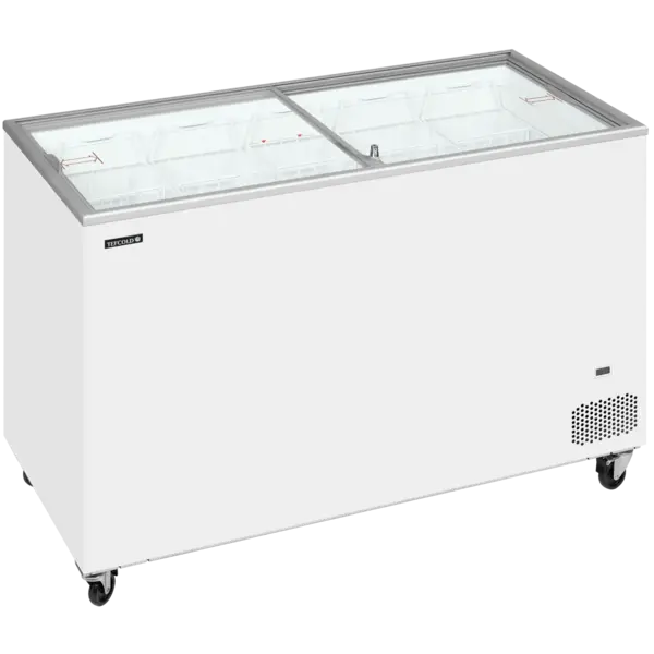 Vrieskist | IC | 401L | Wit | -14°C/-24°C | Statisch | Schuifdeksels | Wielen (Geremd) | 1300x630x892(h)mm