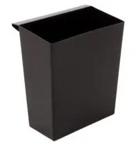 Luxus Inzetbakje | Kunststof | Zwart | V-Part Afvalbakken VEP-31045433/31045426 | 150x240x265(h)mm