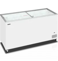 Tefcold Vrieskist | IC | 491L | Wit | -14°C/-24°C | Statisch | Schuifdeksels | Wielen (Geremd) | 1550x630x892(h)mm