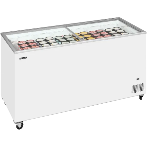 Vrieskist | IC | 491L | Wit | -14°C/-24°C | Statisch | Schuifdeksels | Wielen (Geremd) | 1550x630x892(h)mm