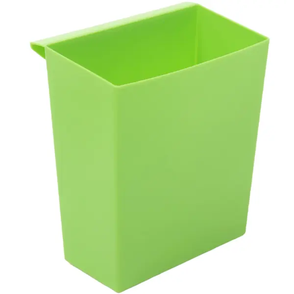 Inzetbakje | Kunststof | Groen | V-Part Afvalbakken | 150x240x265(h)mm