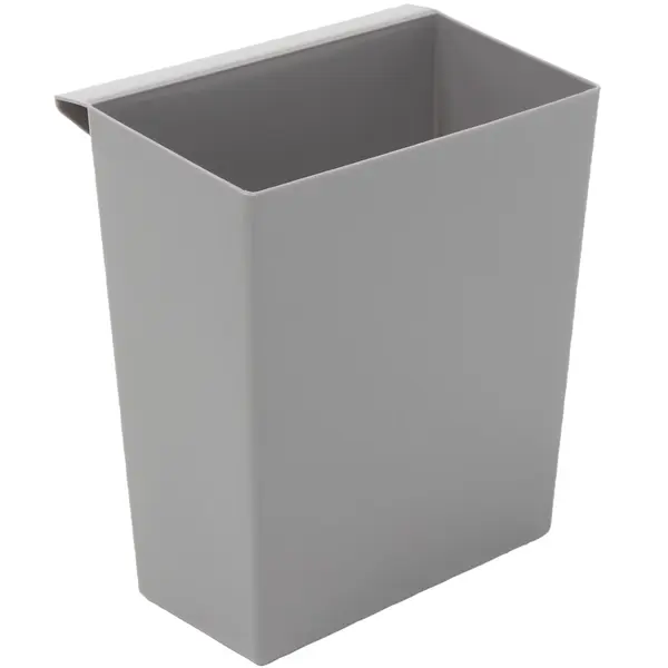 Inzetbakje | Kunststof | Grijs | V-Part Afvalbakken | 150x240x265(h)mm