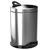 Meliconi Pedaalemmer | RVS | 5L | Klapdeksel | Ø187x240(h)mm