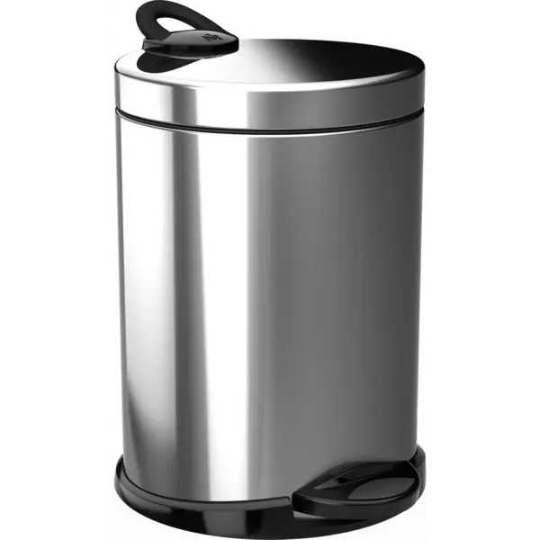 Pedaalemmer | RVS | 5L | Klapdeksel | Ø187x240(h)mm