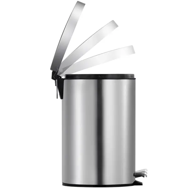 Pedaalemmer | RVS | 3L | Klapdeksel | Ø167x270(h)mm