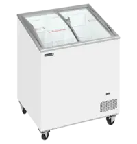 Tefcold Vrieskist | IC | 176L | Wit | -14°C/-24°C | Statisch | Schuifdeksels | Wielen (Geremd) | 720x615x949(h)mm