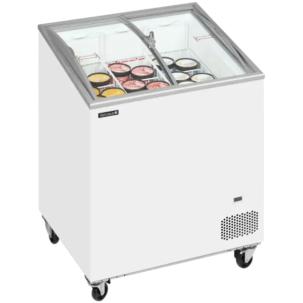 Vrieskist | IC | 176L | Wit | -14°C/-24°C | Statisch | Schuifdeksels | Wielen (Geremd) | 720x615x949(h)mm