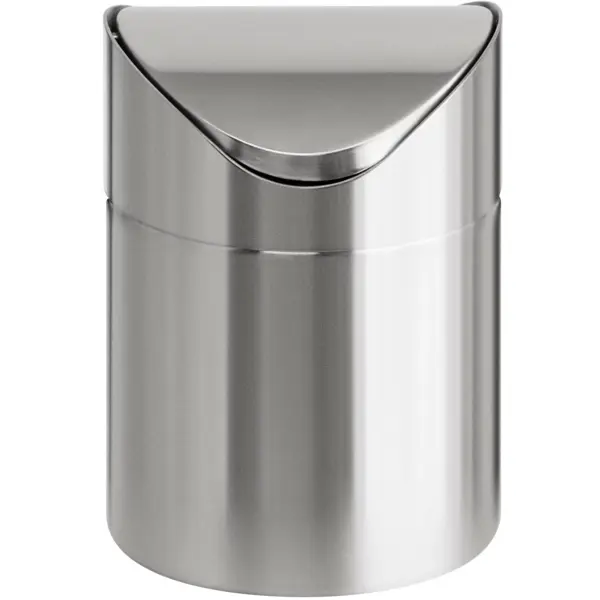 Tafelafvalbak | RVS | 1.5L | Tuimeldeksel | Ø120x165(h)mm