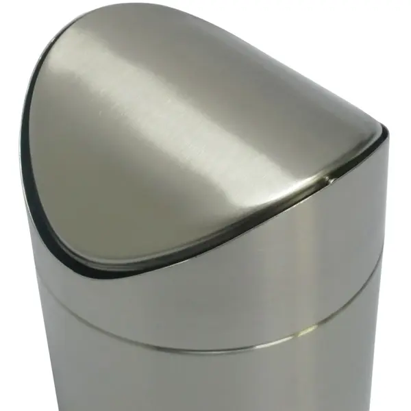 Tafelafvalbak | RVS | 1.5L | Tuimeldeksel | Ø120x165(h)mm