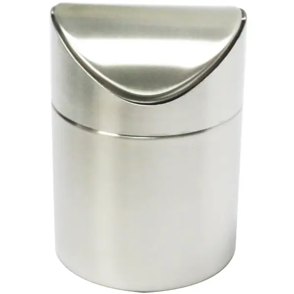 Tafelafvalbak | RVS | 1.5L | Tuimeldeksel | Ø120x165(h)mm