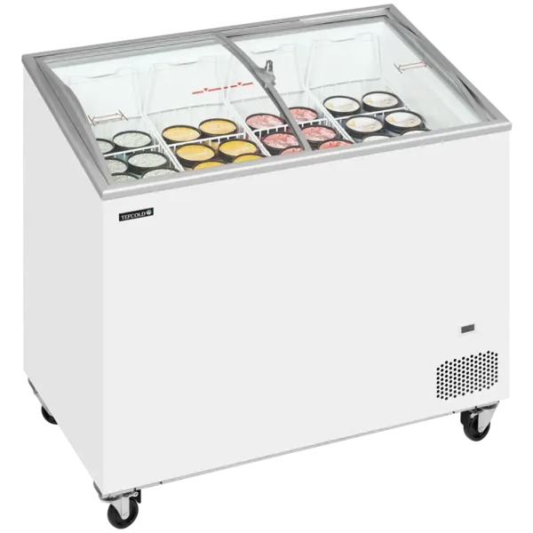 Vrieskist | IC | 264L | Wit | -14°C/-24°C | Statisch | Schuifdeksels | Wielen (Geremd) | 1010x615x949(h)mm