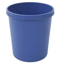 Helit Afvalbak | Blauw | 18L | Open | Afvalscheiding | Ø310x320(h)mm