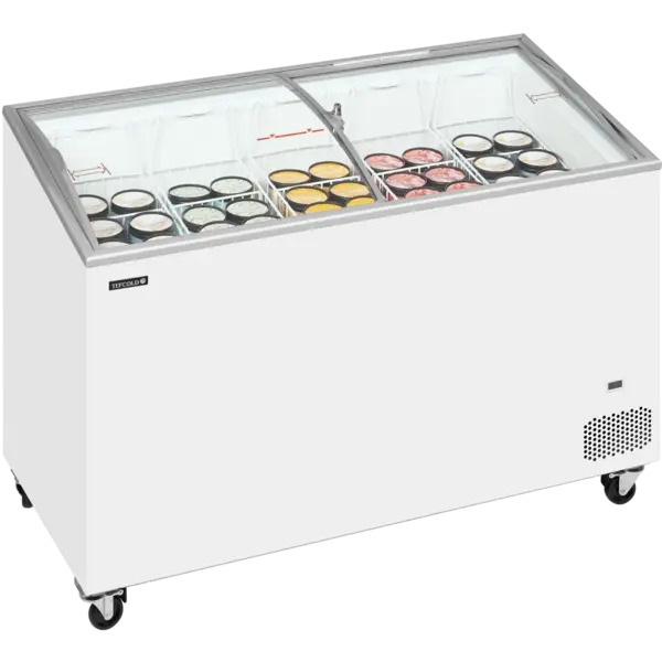 Vrieskist | IC | 352L | Wit | -14°C/-24°C | Statisch | Schuifdeksels | Wielen (Geremd) | 1300x615x949(h)mm