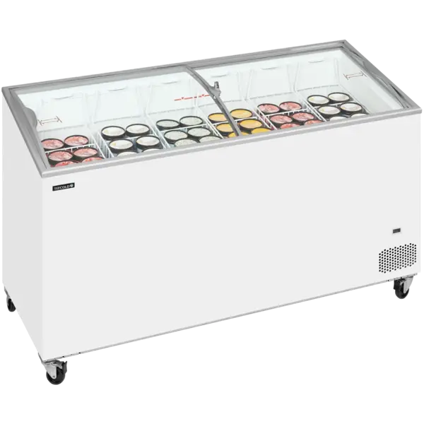 Vrieskist | IC | 427L | Wit | -14°C/-24°C | Statisch | Schuifdeksels | Wielen (Geremd) | 1550x615x949(h)mm