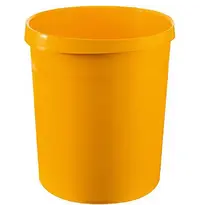 Luxus Afvalbak | Geel | 18L | Open | Afvalscheiding | Ø312x350(h)mm 