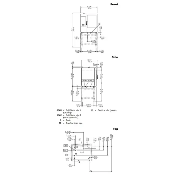 Combisteamer | INNOVA SELECTION | Elektrisch | 10 Niveaus (1/1 GN) | 30°C/300°C | 19kW (400V) | Zelfreiniging | 867x850x1058(h)mm