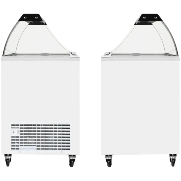 Schepijsvitrine | IC | 401L | 10x 5L | -14°C/-24°C | Statisch | Gekoelde Reserve | Wielen (Geremd) | 1300x630x1250(h)mm