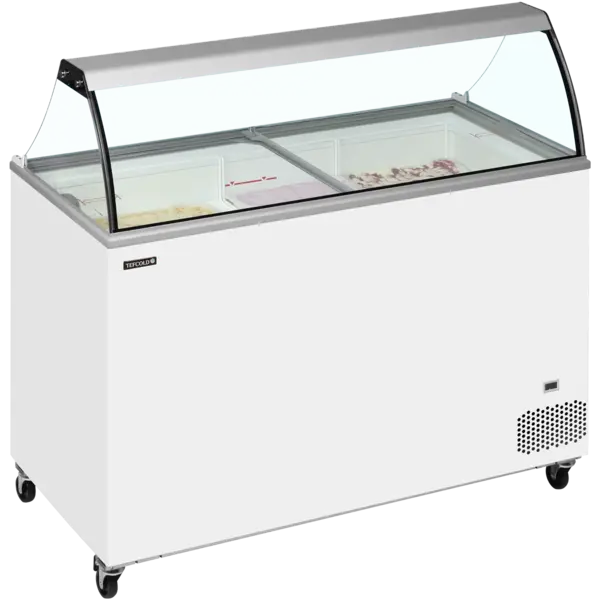 Schepijsvitrine | IC | 401L | 10x 5L | -14°C/-24°C | Statisch | Gekoelde Reserve | Wielen (Geremd) | 1300x630x1250(h)mm
