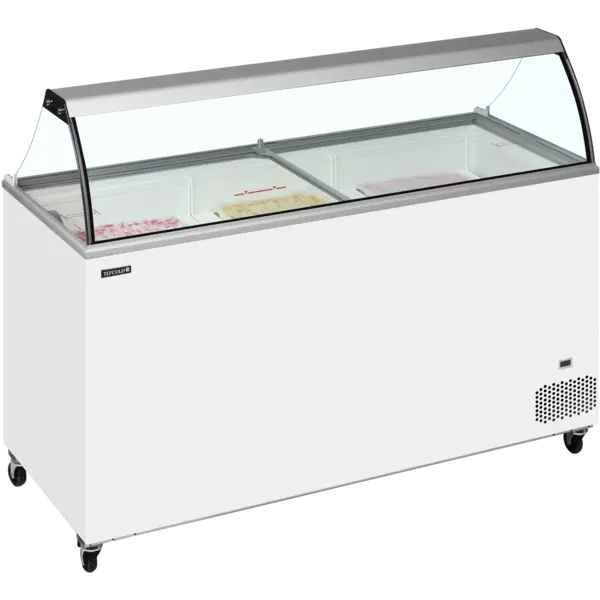 Schepijsvitrine | IC | 491L | 12x 5L | -14°C/-24°C | Statisch | Gekoelde Reserve | Wielen (Geremd) | 1550x630x1250(h)mm