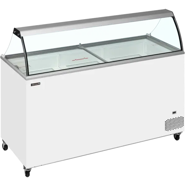 Schepijsvitrine | IC | 491L | 12x 5L | -14°C/-24°C | Statisch | Gekoelde Reserve | Wielen (Geremd) | 1550x630x1250(h)mm