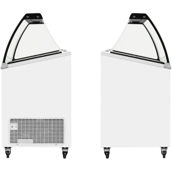 Schepijsvitrine | IC | 176L | 4x 5L | -14°C/-24°C | Statisch | Gekoelde Reserve | Wielen (Geremd) | 720x615x1295(h)mm