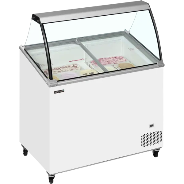 Schepijsvitrine | IC | 264L | 7x 5L | -14°C/-24°C | Statisch | Gekoelde Reserve | Wielen (Geremd) | 1010x615x1295(h)mm