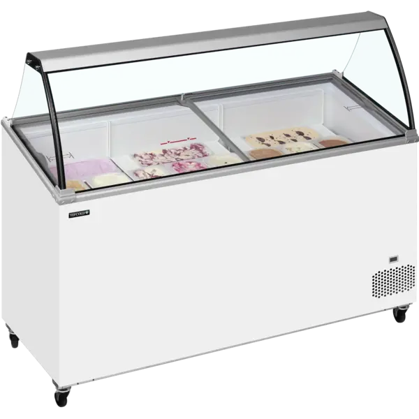 Schepijsvitrine | IC | 427L | 11x 5L | -14°C/-24°C | Statisch | Gekoelde Reserve | Wielen (Geremd) | 1550x615x1295(h)mm