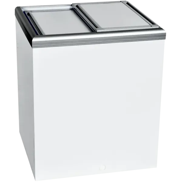 Mobiele Koel-/Vrieskist | MOBILUX | Wit | 144L | -15°C/-22°C & +4°C/+12°C | Statisch | Schuifdeksels | Wielen | 724x654x916(h)mm