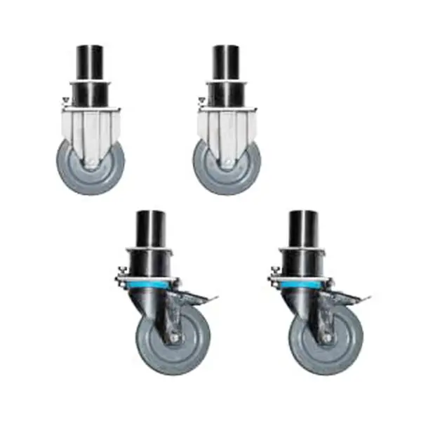 Wielenset | INNOVA SELECTION | Verstelbare Hoogte | 4 Wielen (2 Geremd) | 205(h)mm
