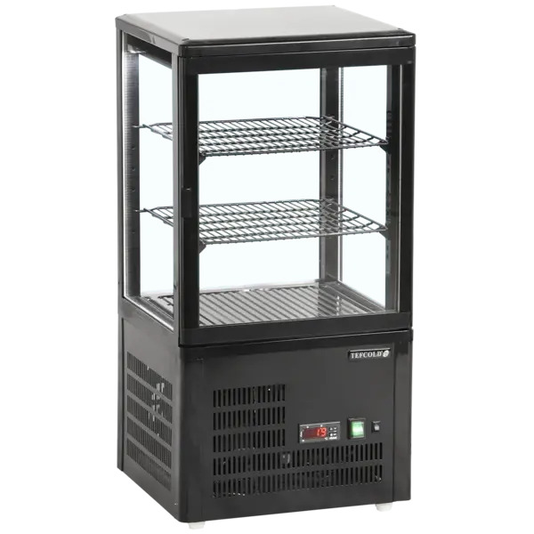 Koelvitrine | UPD | 60L | Zwart | +2°C/+12°C | Geforceerd | 3 Niveaus | 428x386x855(h)mm