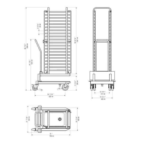 Combisteamer | INNOVA SELECTION | Gas | 20 Niveaus (1/1 GN) | 30°C/300°C | 54kW/1.8kW (230V) | Zelfreiniging | 911x864x1794(h)mm