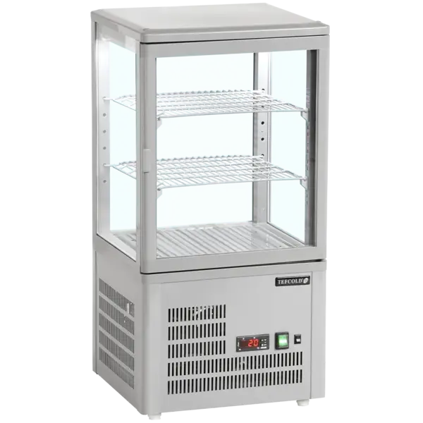 Koelvitrine | UPD | 60L | Grijs | +2°C/+12°C | Geforceerd | 3 Niveaus | 428x386x855(h)mm