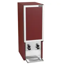 Tefcold Wijndispenser | Rood | 2x 20L | +3°C/+9°C | Statisch | 392x595x1120(h)mm