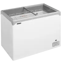 Tefcold Vrieskist | NIC | 288L | Wit/Grijs | -14°C/-24°C | Statisch | Schuifdeksels | Wielen (Geremd) | 1030x650x885(h)mm