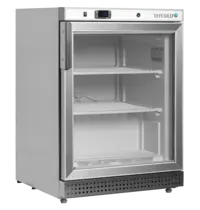 Tefcold Vrieskast | SERIE U | 200L | RVS | -10°C/-24°C | Statisch | Wielen | 600x600x850(h)mm