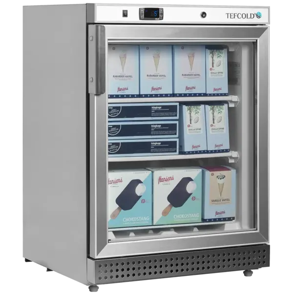 Vrieskast | SERIE U | 200L | RVS | -10°C/-24°C | Statisch | Wielen | 600x600x850(h)mm
