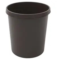 Helit Afvalbak | Zwart | 18L | Open | Afvalscheiding | Ø310x320(h)mm