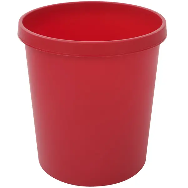 Afvalbak | Rood | 18L | Open | Afvalscheiding | Ø310x320(h)mm