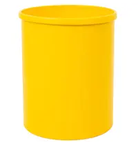 V-Part Afvalbak | Metaal | Geel | 15L | Open | Ø255x305(h)mm 