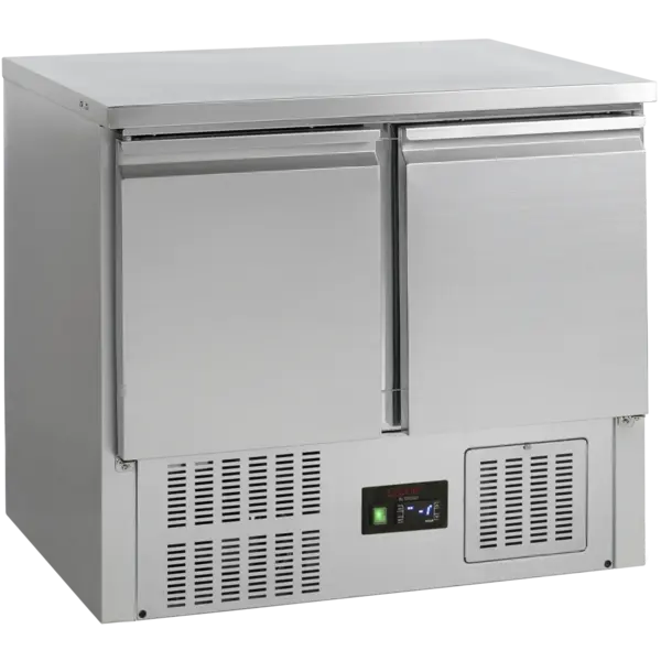 Koelwerkbank | G-LINE | 260L | 2 Deuren (1/1 GN) | +2°C/+10°C | Statisch + Ventilator | 900x700x877(h)mm