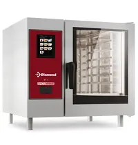 Diamond Combisteamer | INNOVA SELECTION | Gas | 6 Niveaus (1/1 GN) | 30°C/300°C | 12kW/1.1kW (230V) | Touchscreen | Zelfreiniging | 867x850x808(h)mm 
